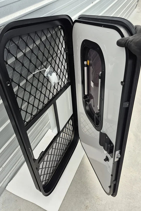 1100 x 650 Tear Drop Camper / Small RV Door / Box Trailer door