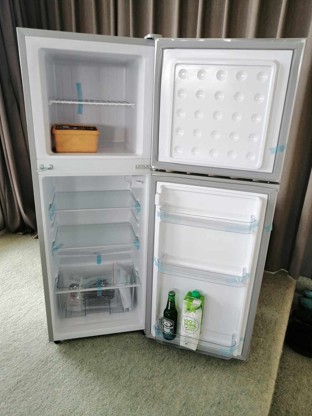 Fridge freezer 12/24v DC 128l for boat/caravan/truck/RV/Tiny house/off grid living