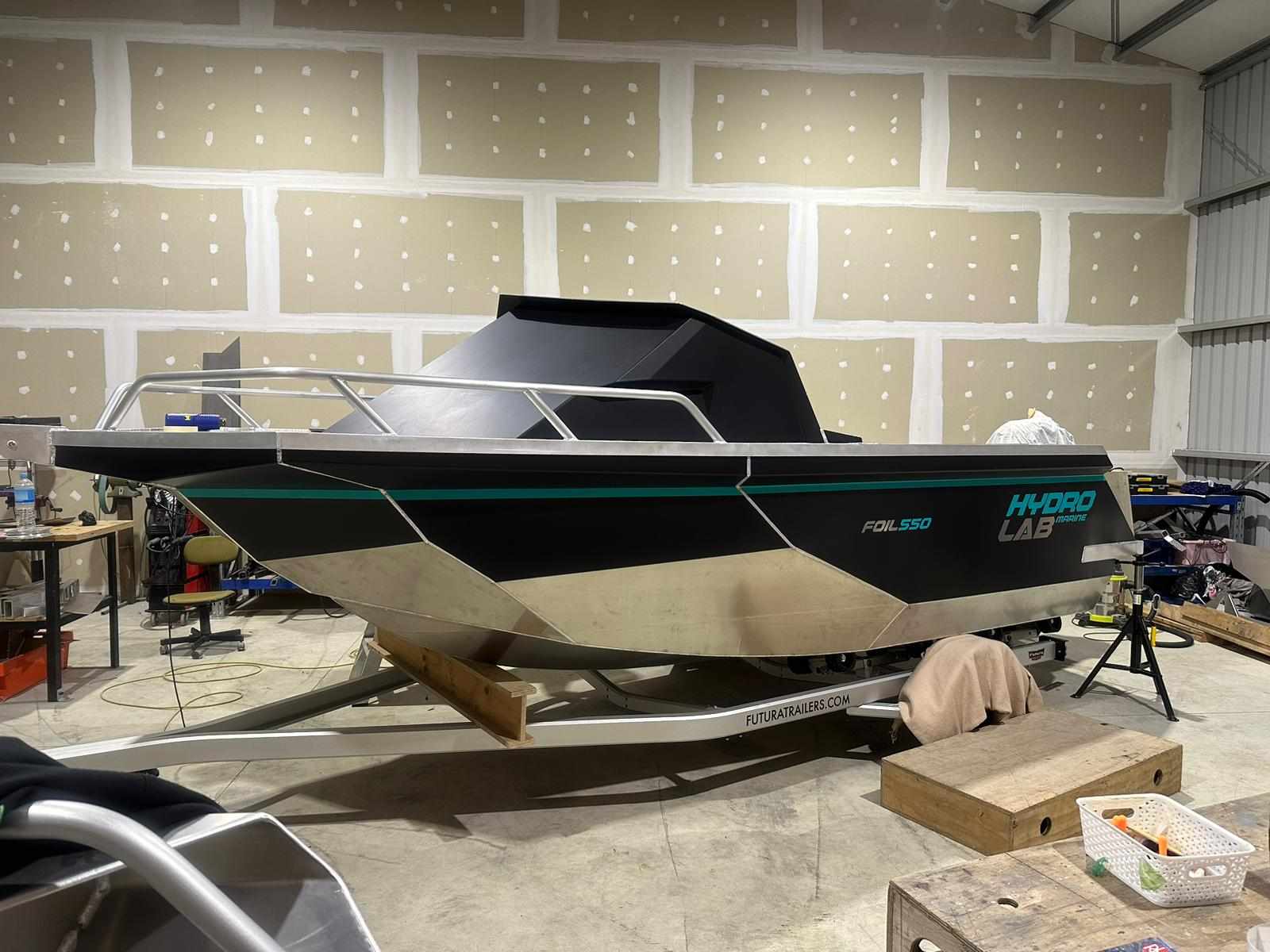 Hydrolab Marine 18ft Semi-foiling Catamaran - Foil 550.