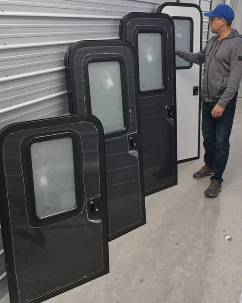 1500 x 600 mm Door - RV / Caravan / Horse truck Door Black or White (LH Hinge) (Copy)