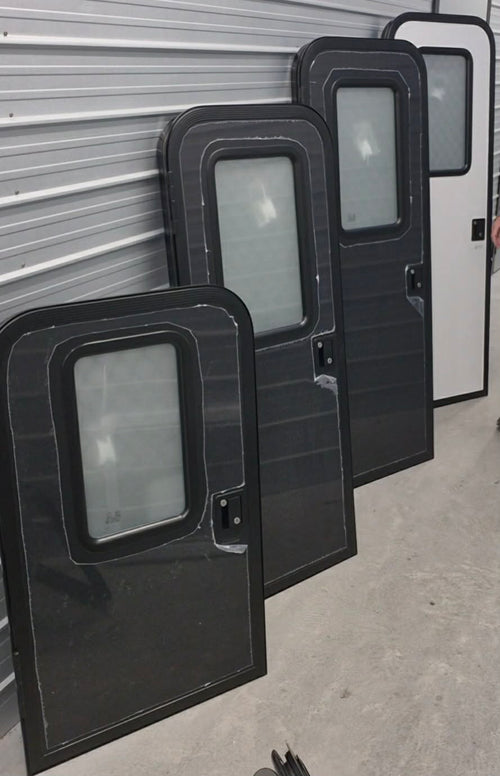 1700 x 625 mm Door - RV / Caravan / Horse truck Door Black or White (LH Hinge)
