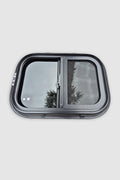 350 x 500 Tinted Sliding Glass Horsefloat / Horsetruck Window with integrated insect mesh
