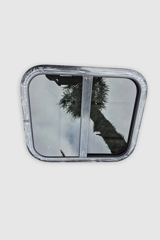 350 x 500 Tinted Sliding Glass Horsefloat / Horsetruck Window with integrated insect mesh
